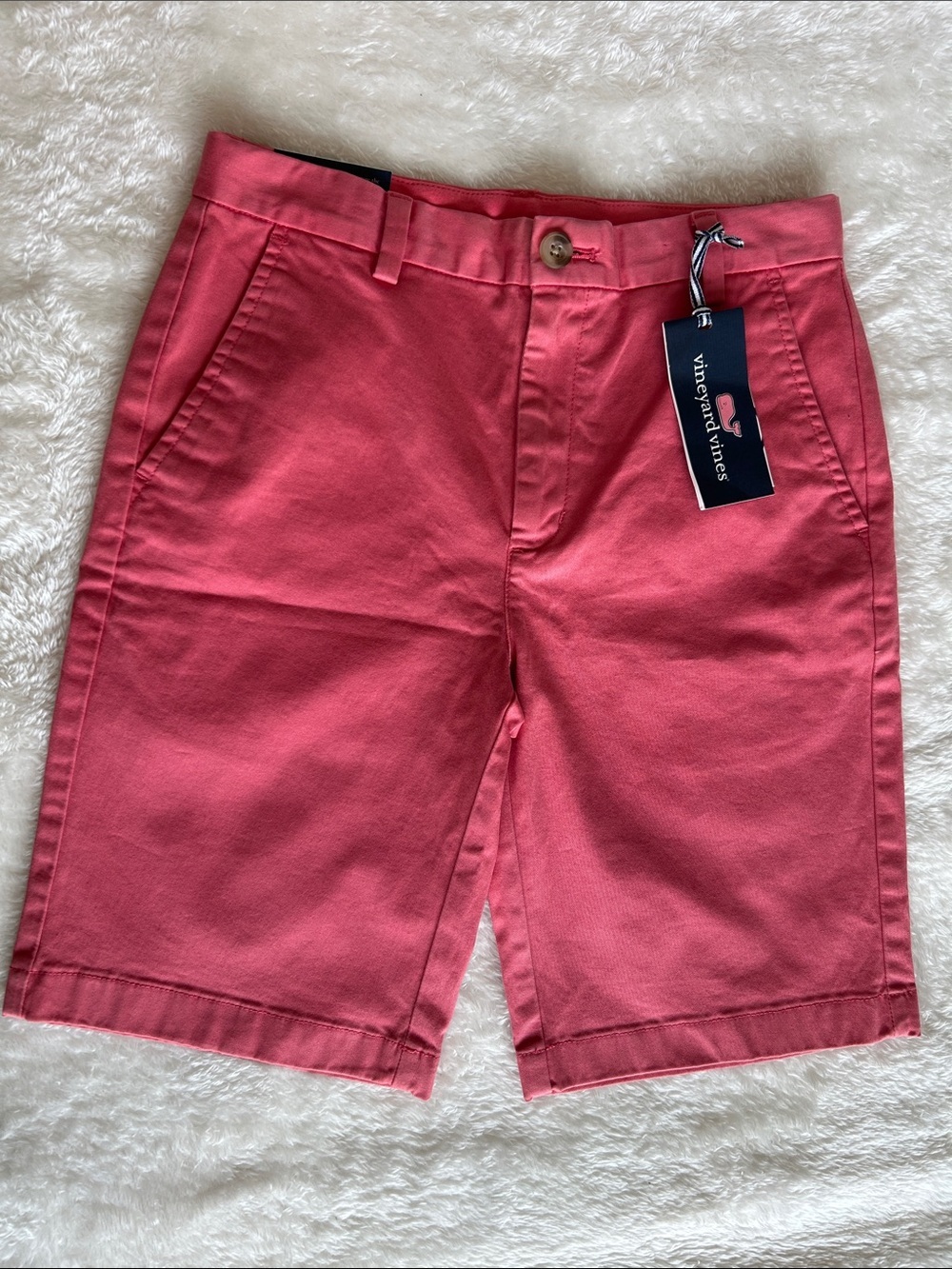 NWT Vineyard Vines Breaker Shorts | Boys Size 14 | Jetty Red